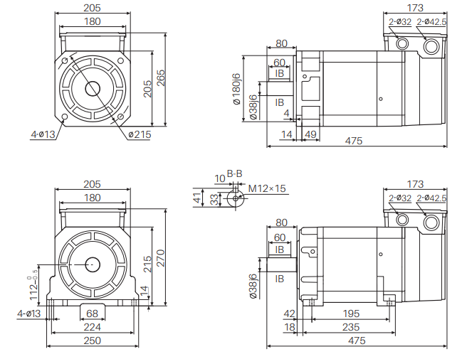 Servo Spindle Motor