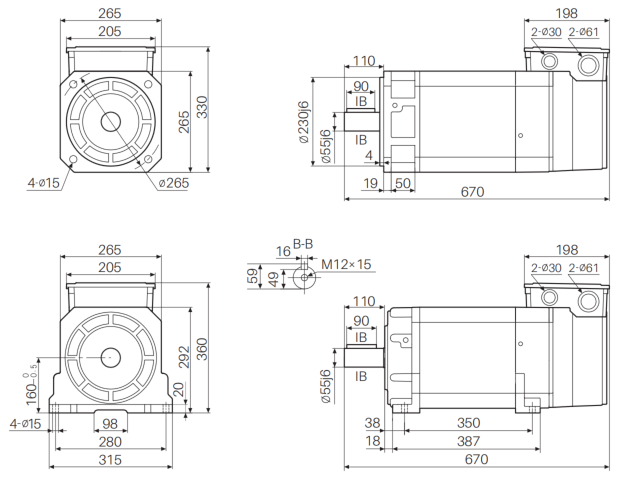 Servo Spindle Motor