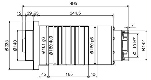 CNC Lathe Motorized spindle