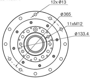 CNC Lathe Motorized spindle