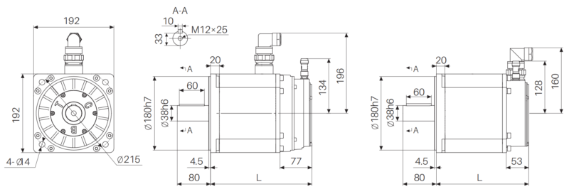 S18 Permanent magnet synchronous servo motor